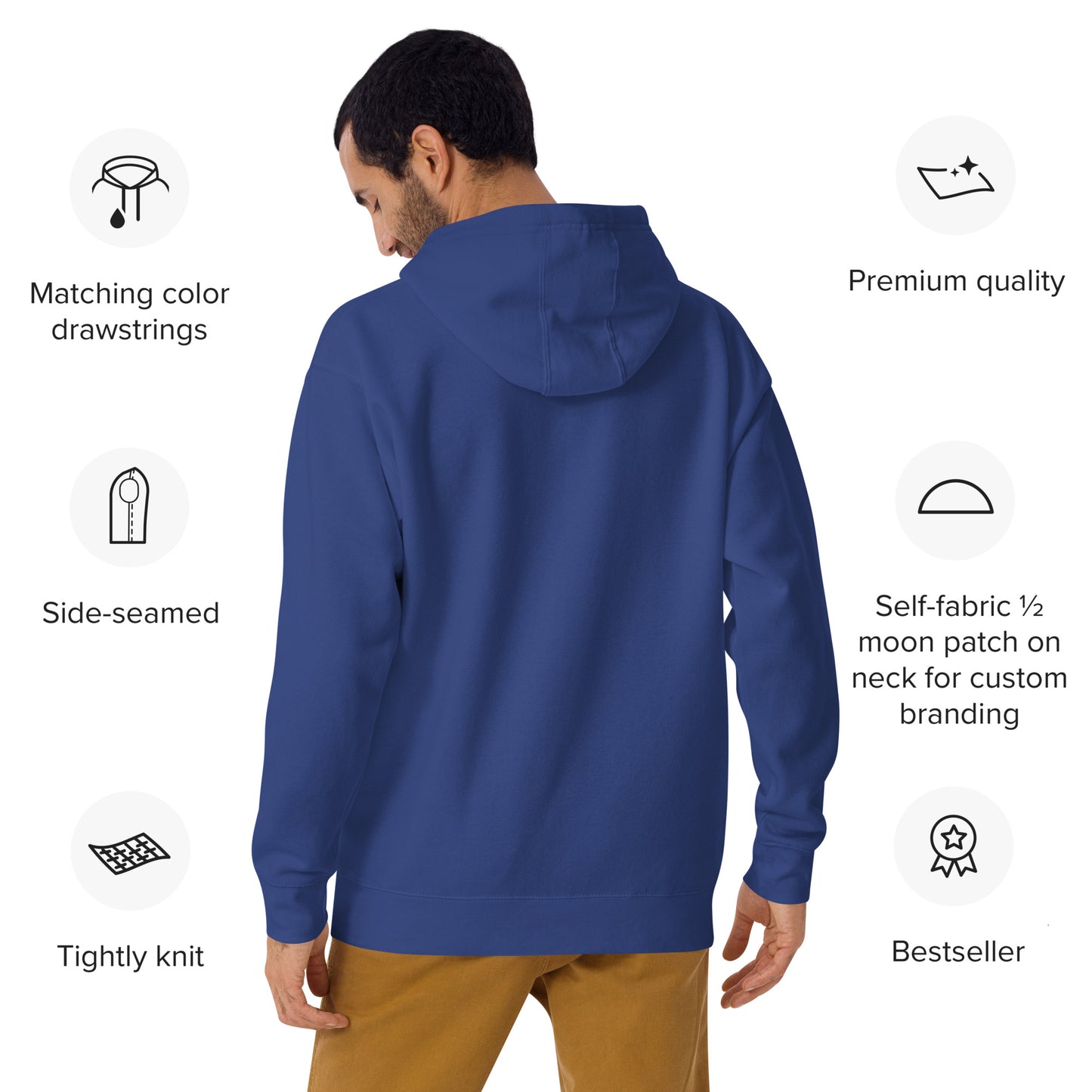 Blue Fighting Knight Hoodie