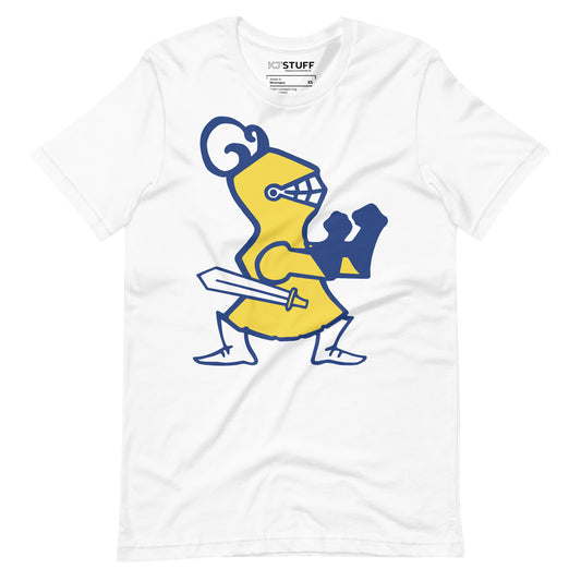 White Fighting Knight Tee