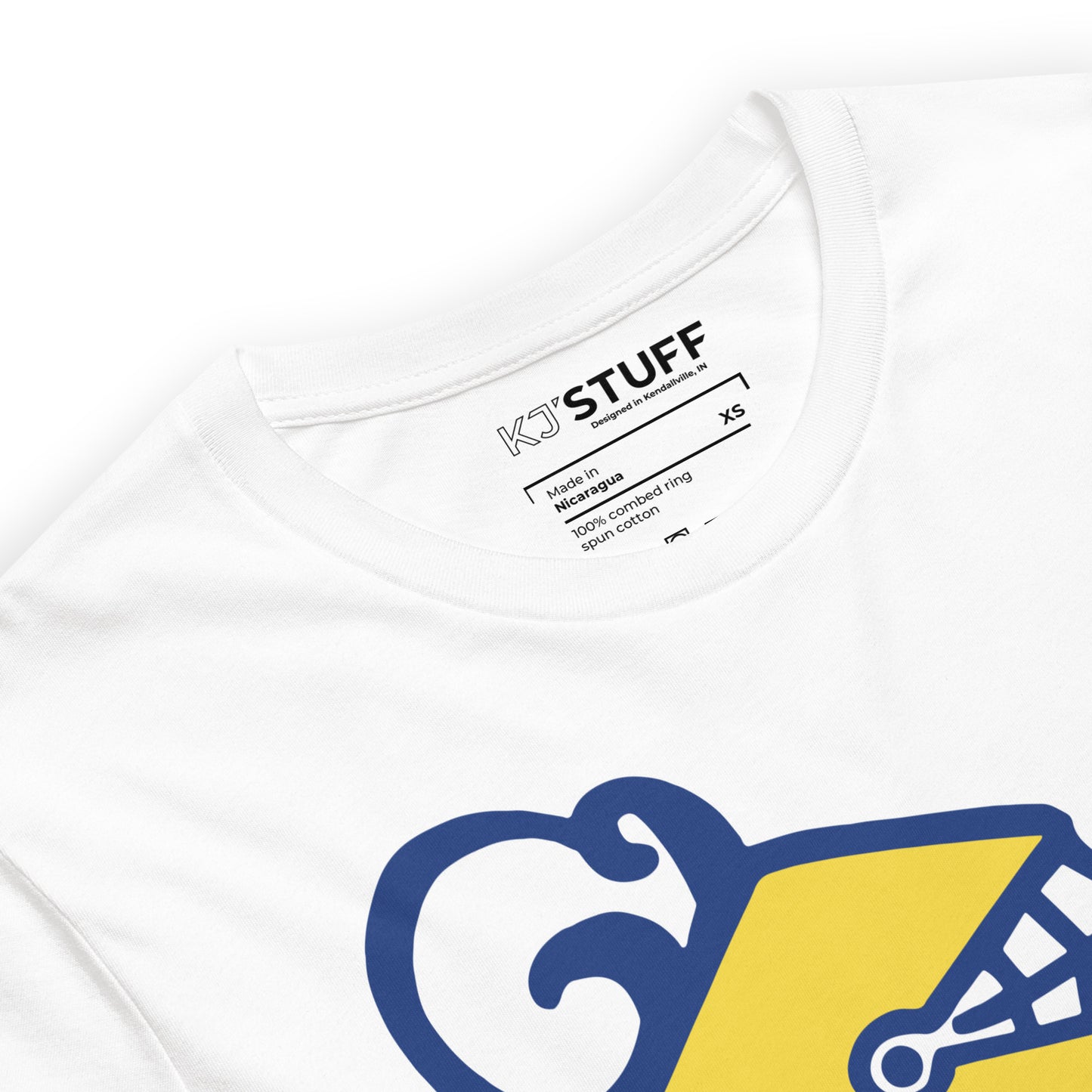 White Fighting Knight Tee